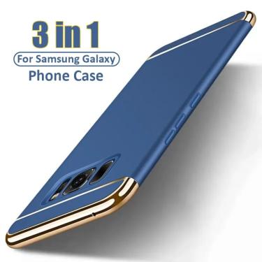 Imagem de Capa de telefone de luxo para Samsung Galaxy A6 A8 Plus 2018 Note 8 9 Capa traseira para Samsung S8