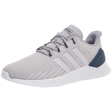 Imagem de adidas Questar Flow Nxt Tênis de corrida masculino, Halo prata/cinza painel/azul-marinho, 14