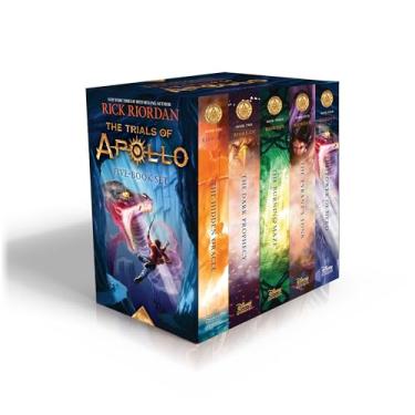Imagem de Trials of Apollo, the 5-Book Hardcover Boxed Set: The Tower of Neoro / the Tyrant's Tomb / the Burning Maze / the Dark Prophecy / the Hidden Oracle