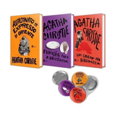Imagem de Coleção Agatha Christie + 3 Bottons Sortidos - Harpercollins Brasil