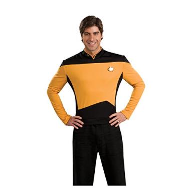 Imagem de Rubie's Camiseta de fantasia adulta Star Trek The Next Generation Deluxe Lt. Commander Data, Multicolorido, X-Large