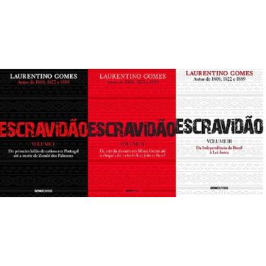 Imagem de Kit 3 Livros Laurentino Gomes Escravidao - Globo