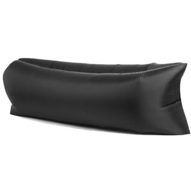 Imagem de Air Sofa，Portable waterproof and leak-proof bag sofa air chair, suitable for outdoor, beach, hiking, picnic, music festival (Color : Black)
