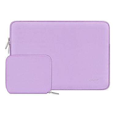 Imagem de MOSISO Capa para laptop de 15 polegadas e 15 polegadas compatível com MacBook Air 15 M4 A3241 M3 A3114 M2 A2941 2025 2024 2023, Dell XPS 15, bolsa de neoprene para computador com capa pequena, roxa