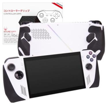 Imagem de HOTLINEGAMES Fita antiderrapante para controle 2.0 Plus compatível com o controle ROG Ally, kit de pele macia texturizada, pré-cortada, fácil de aplicar, absorvente de suor (para pegadas)