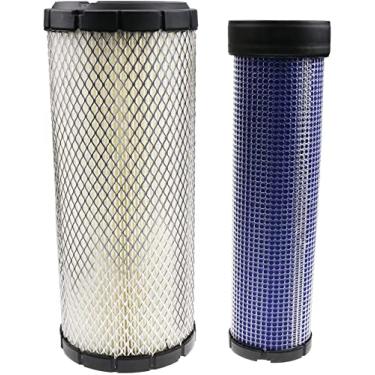 Imagem de Solarhome 6666333 6666334 Kit de filtro de ar interno e externo para Bobcat 59144170 59144188 463 751 S530 335 E62 E85 Kubota Tractor M4700 M4900 M5400DTN M55 700 MXX. 5000