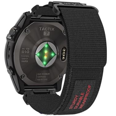 Imagem de Ookids Pulseira de relógio de nylon de 26 mm compatível com Garmin Fenix 7X/Fenix 6X/Fenix 5X/Tactix Delta, pulseiras de camuflagem de ajuste rápido para Garmin Fenix 3/3 HR, Fenix 5X Plus/6X