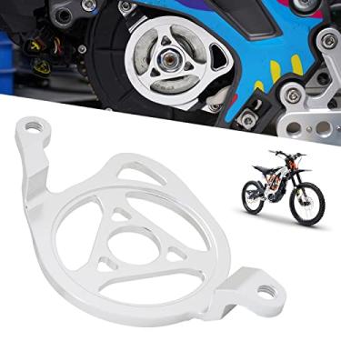 Imagem de Funparts Capa de motor Sur Ron, capa protetora de motor ventilada para motocicleta CNC para Surron Sur Ron Light Bee X/S/L1E Segway X260 X160 Bicicleta Sujeira Elétrica EBike Prata