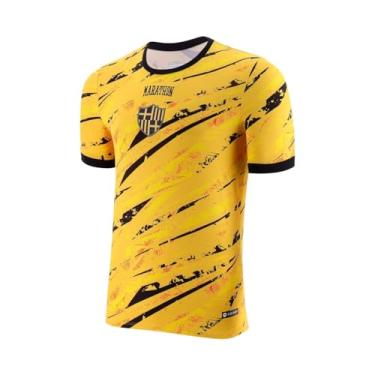 Imagem de Camiseta pré-jogo Barcelona S.C. 2024 amarela masculina, Amarelo, M