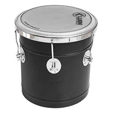 Imagem de Repique De Mao - Serie Colorsteel Preto Fosco 30X11" 6 Afin Ferragem Cromada Pele Master Sparkle