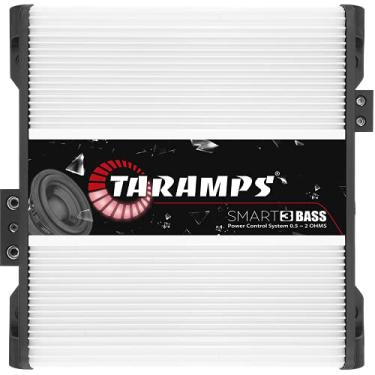 Imagem de Taramps Smart 3 BASS Função multiimpedância opera entre 0,5 a 2 ohms 3000 Watts RMS Maior Desempenho Classe D Amplificador
