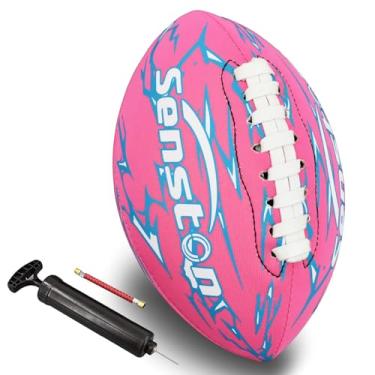 Imagem de Senston Futebol à prova d'água para piscina 23 cm piscina futebol de praia para piscina brinquedo futebol para natação futebol para família brinquedos divertidos - rosa