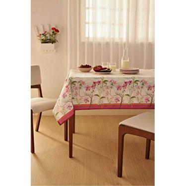 Imagem de Toalha de Mesa POP Quadrada Estampado 4 Lugares Terraço 1,40 m x 1,40 m Com 1 peça