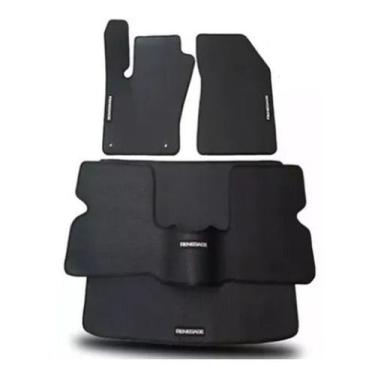 Imagem de Jogo de Tapete Borracha Jeep Renegade 3 Peças Bordados - A.R Variedade