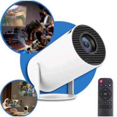 Imagem de Projetor 4K HD 150 Polegadas Celular, Tv B0x, Xbox, PS, Pc, Wifi e Blu