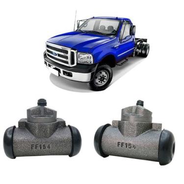 Imagem de Par Cilindros De Roda Ford F4000 1994/1998 Esq Dir - Fortec Freios