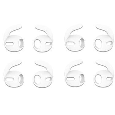 Imagem de ALXCD Fones de ouvido esportivos compatíveis com Galaxy Buds 3 SM-R530NZAFXAR, 4 pares de fones de ouvido esportivos antiderrapantes de substituição, compatíveis com Galaxy Buds 3 SM-530N 4 pares