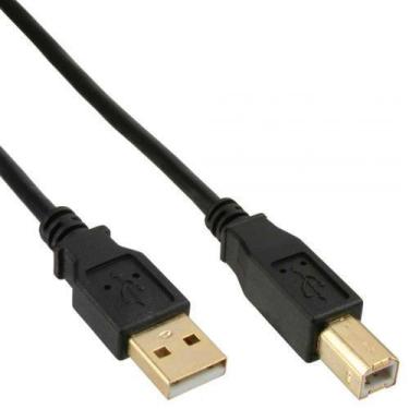Imagem de Cabo USB PLUS Cable 2.0 a - Macho X B - Macho 3MT Preto PC-USB3001- - 