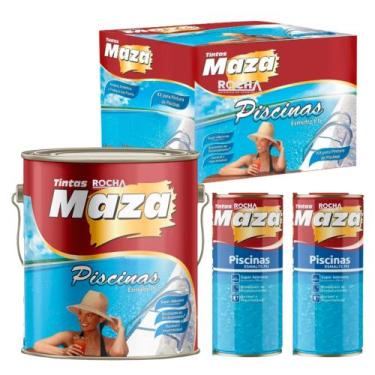 Imagem de Tinta para Pintar Piscina de Fibra 4,5L Azul Maza