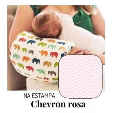 Imagem de Almofada de Braço e Colo Amamentação e Descanso em Algodão - Nathalia 
