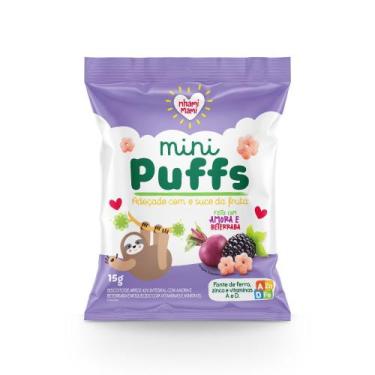 Imagem de Biscoito de Arroz Nhami Mami Mini Puffs Feito com Amora e Beterraba 15