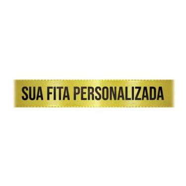 Imagem de Fita de Cetim Personalizada CFS005 - 22mm X 45metros - Amarelo Canário