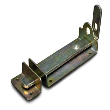 Imagem de Trinco chato ferrolho 4 pol 104mm porta portão ferro madeira bicromati