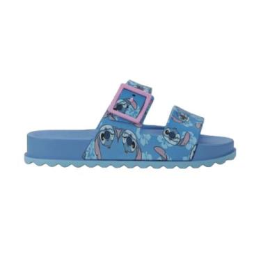 Imagem de Papete Slide Infantil Stitch Summer Com Tira Ajustável - Grendene Kids