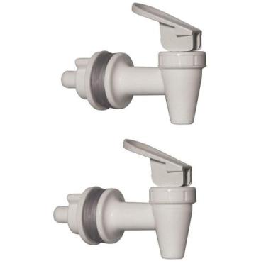 Imagem de Kit 2 Torneiras Para Filtro Bebedouro Branco - PGCP