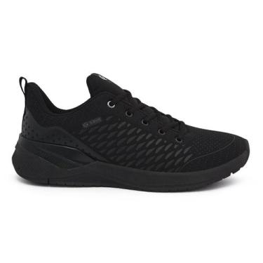 Imagem de Tênis Esportivo It Shoes Amortecedor Gel Masculino, Preto, 43, Masculi