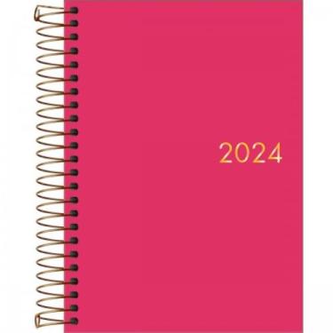 Imagem de Agenda Executiva Espiral Diária 12,9 x 18,7 cm Napoli Feminina 2024 - 