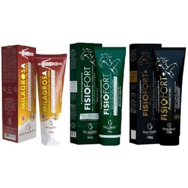 Imagem de Kit Pomada Milagrosa + Fisio Fort + Fisio Fort Premium - Bio Instinto