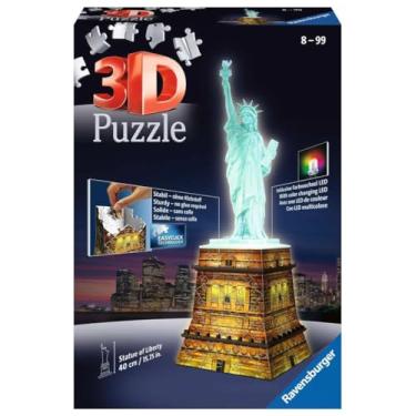 Imagem de Puzzle 3D Statua Wolnosci Night Edition