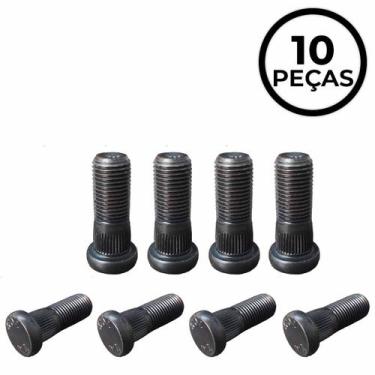 Imagem de 10 Un Parafusos Prisioneiro Roda TRASEIRA CHEVROLET D20 S10 - TOURO