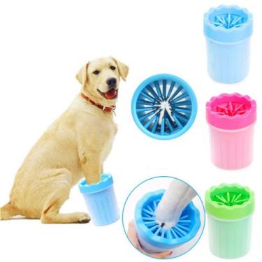 Imagem de Limpa Patas Cachorro De Animais Em Silicone Washer Cup Pets Copo Limpa
