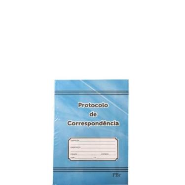 Imagem de Livro protocolo de correspondencia 100 fls marca -pagina brasil