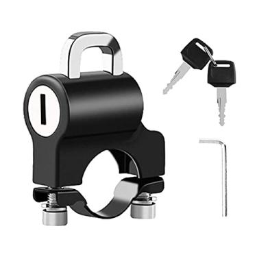 Imagem de Windance Trava de capacete de motocicleta de 22 mm, cadeado antifurto para scooter elétrico e motocicleta
