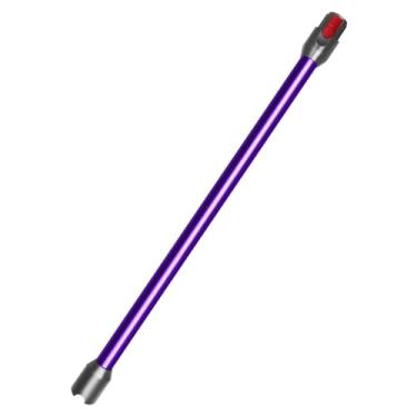 Imagem de Cleptorize Varinha de extensão de substituição para aspirador de pó fino Dyson V12, acessório de tubo de liberação rápida para série digital Dyson V10, 73,7 cm - ROXO