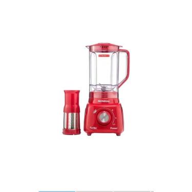 Imagem de Liquidificador portátil Mondial Turbo Power L-99 2.2 L Vermelho com ja