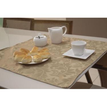 Imagem de Toalha de Chá Centro de Mesa Quadrada Jacquard Luxo 0,70x0,70 - Várias