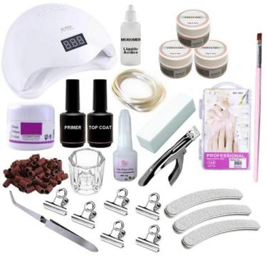 Imagem de Kit Para Alongamentos Unha Em Gel Fibra Cabine Sun 5 Gel - A2