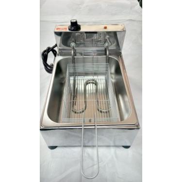 Imagem de Fritadeira elétrica industrial 1 cuba 5 litros - MORAIS COIFAS E VITRI