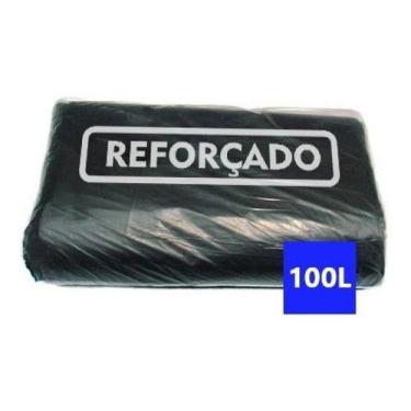 Imagem de Saco De Lixo 100 Lts  Preto Reforçado 90x105 Pct C/ 5kg - HIGIPACK