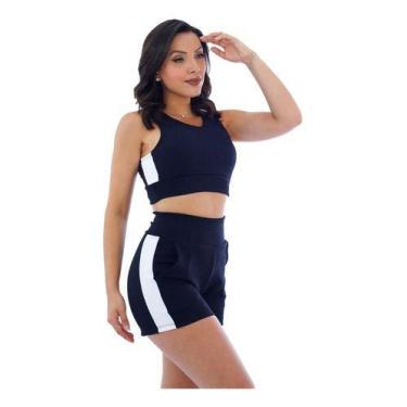 Imagem de Roupa De Ginastica Feminino Academia 1 Conjunto - Don Modas, m, Cinza