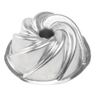 Imagem de Forma Vulcão (13x6cm - 500ml - Alumínio) Espiral Bolo Doce Sobremesa -