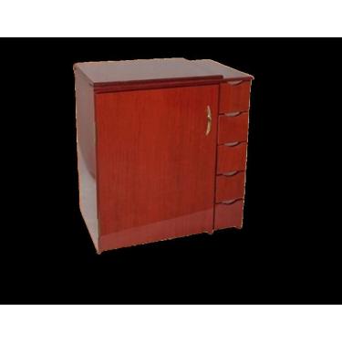 Imagem de Gabinete Luxo 5 Gavetas P/maquina De Costura Doméstica-MOGNO