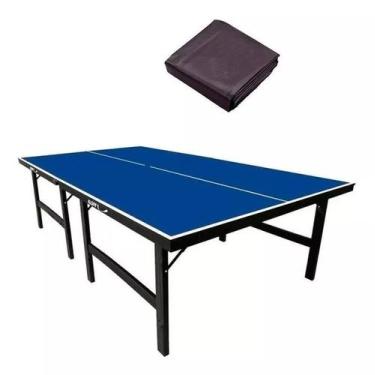 Imagem de MESA DE PING PONG OFICIAL MDF 18mm Klopf 1019 ORIGINAL + Capa Para Mes