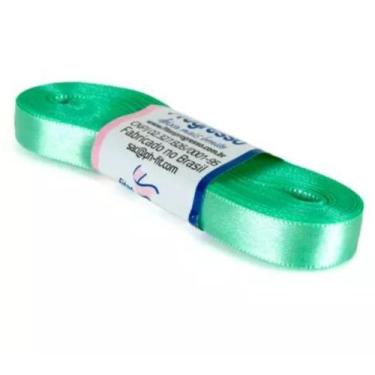 Imagem de Fita de Cetim Progresso 10mm nº2 - 10m Cor 232 Verde Menta - 01 unidad