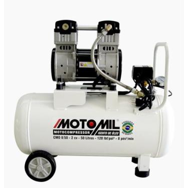 Imagem de Motocompressor 120LBS 2HP 220V Sem Óleo 2.0CV / 220V MOTOMIL, 220V