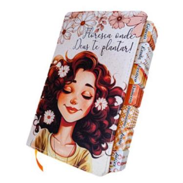 Imagem de Bíblia sagrada evangélica arc da garota cristã letra hiper gigante  ha